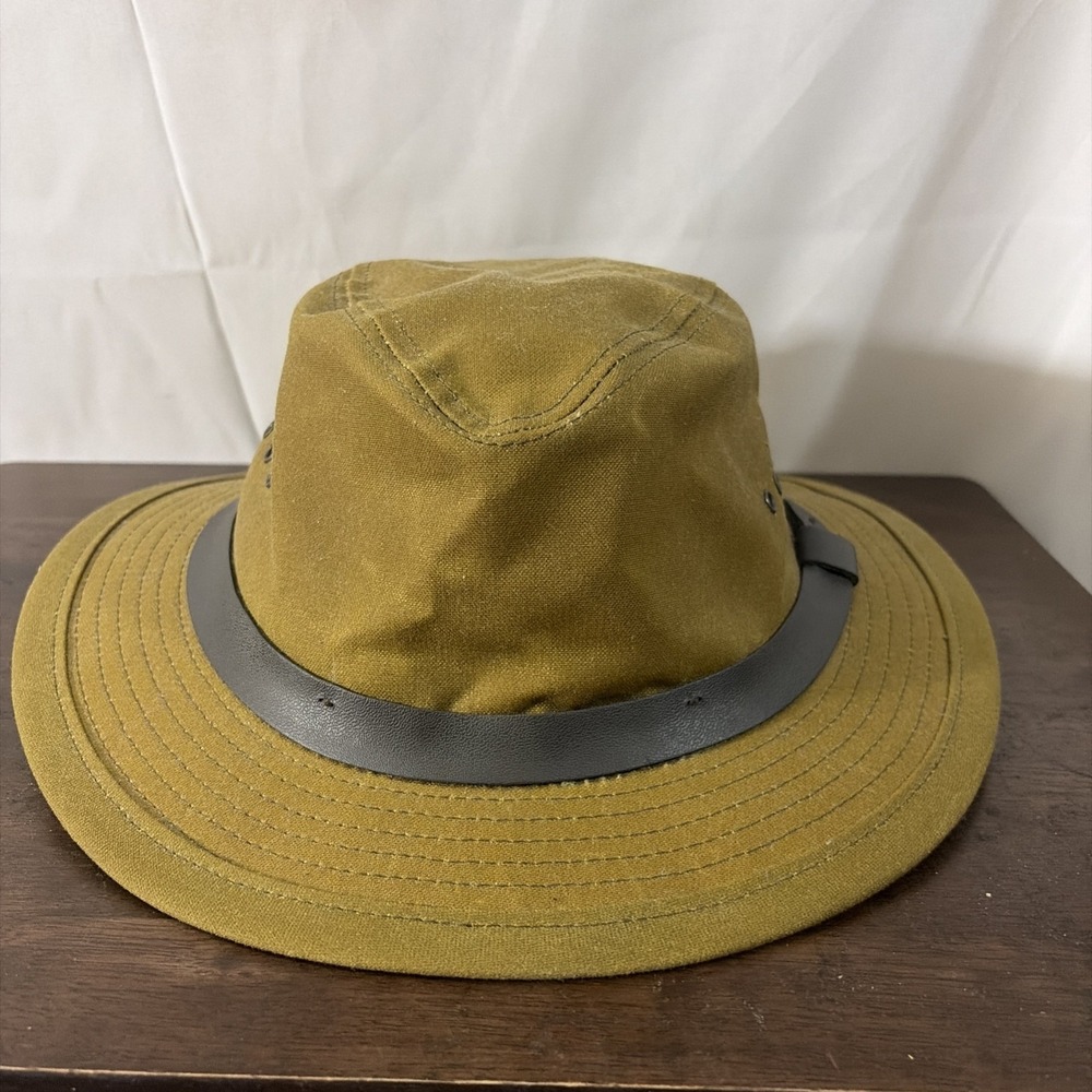 FILSON TIN CLOTH PACKER HAT DARK TAN 2XL NWT
